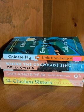 Stack of Bestselling Paperbacks — Reese's Book Club